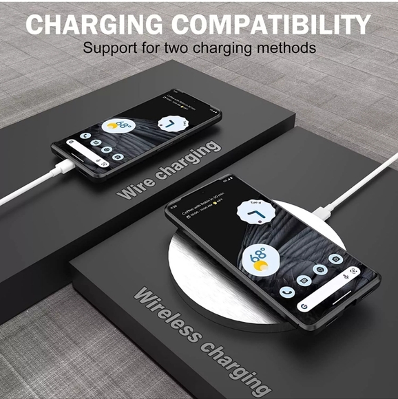 Google Pixel 7A Black Phone Case Fiber Rubber Cover Shockproof NEW 📱 - Picture 7 of 13